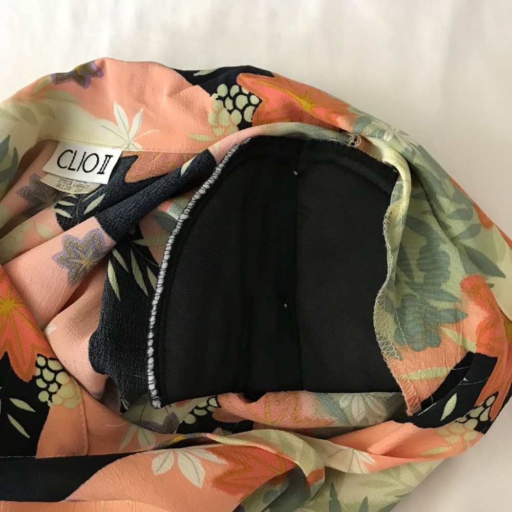 Women's Floral Print Top - Multicolor - Picture 12 of 16
